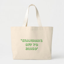 "Großmutter weg zum Bingo " Tasche