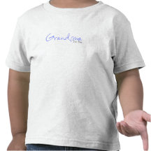 Großmutter zum zu sein (blaues Skript) T-shirt