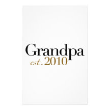 Großvater Est 2010 Individuelles Büropapier