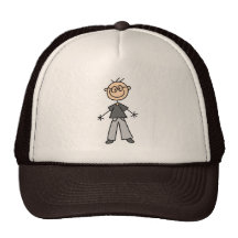 Großvater-Strichmännchen-Hut Truckermützen