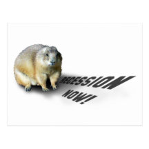 Groundhog Phil sagt… Postkarte