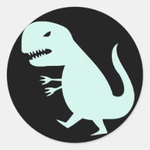 Grr Dinosaurier Runder Sticker