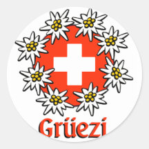 Gruezi Aufkleber