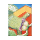 Grün angefülltes Häschen, Kaninchen Gespannte Galerie Drucke