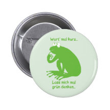 Grün Denken Anstecknadelbuttons
