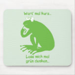 Grün Denken Mauspad