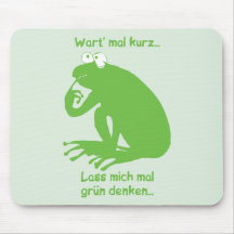 Grün Denken Mauspad