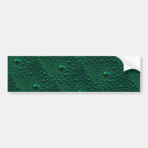 Grün ist die Hoffnung  Grüne Regentropfen Muster Auto Sticker
