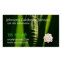 Grün verlässt Garten-Service-Geschäfts-Karte Visitenkarte