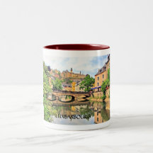 GRUND BRÜCKE LUXEMBURG KAFFEE HAFERL