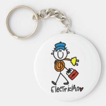 Grundlegende Elektriker-T-Shirts und Geschenke Schlüsselanhänger