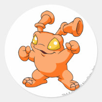 Grundo Orange aufkleber