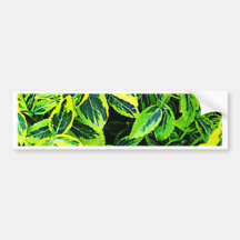 Grüne Blatt-Blumetress-Öko-Natur schönes Fashi Auto Sticker