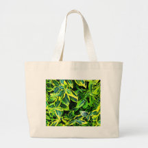 Grüne Blatt-Blumetress-Öko-Natur schönes Fashi Tasche