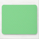 Grüne diagonale Streifen mousepads