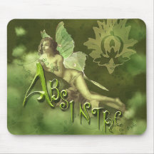 Grüne feenhafte Splashy Collage II Mousepad