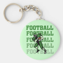 Grüne Fußball-Spieler-T-Shirts und Geschenke Schlüsselanhänger