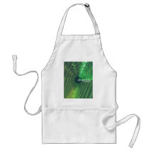 Grüne Glasflaschen Schürzen