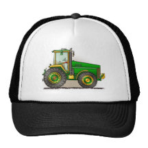 Grüne große Traktor-Hüte Truckercap