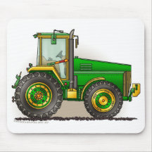 Grüne große Traktor-Mausunterlagen Mousepads