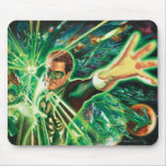 Grüne Laternen-Malerei mousepads