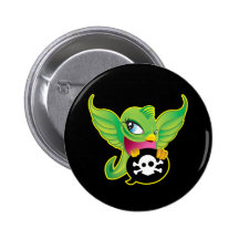 Grüne Schwalbe Anstecknadelbutton