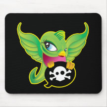 Grüne Schwalbe Mousepad