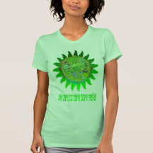 Grüne Tara-Yoga-Spitze T-shirt