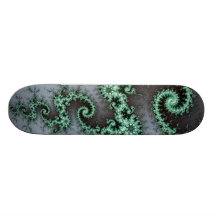 Grüne Verzierung - stilvolles Fraktal Design Personalisiertes Deck