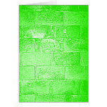 Grüne Wand. Digital Art. Grußkarten
