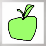 Grüner Apple Posterdrucke