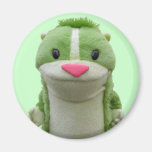 Grüner Chipmunk-Magnet