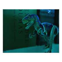 Grüner Dino Personalisierte Einladung