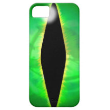 Grüner Drache-Auge iPhone 5 Etui