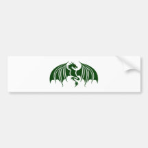 grüner Drache green dragon Auto Aufkleber