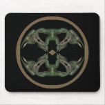 Grüner Drache-Kaleidoskop Mousepads