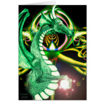 Grüner Drache ~*Lore*~ Grußkarten