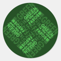 Grüner Faschismus Sticker