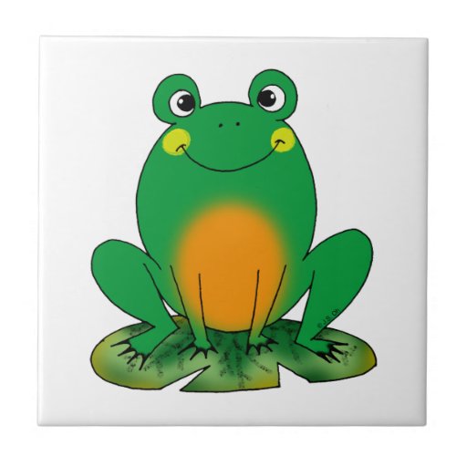 Grüner Frosch Kacheln