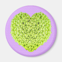 Grüner Herz-Magnet Magnets