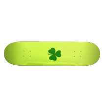 Grüner KleeblattSkateboard Individuelle Decks