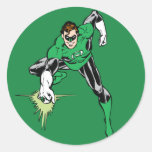 Grüner Laternen-Kampf Sticker