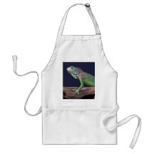Grüner Leguan Schürze