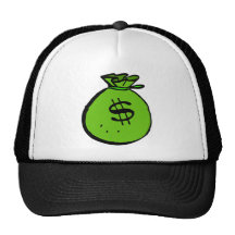 Grüner Moneybag Truckermütze