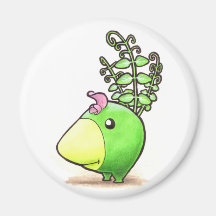 Grüner Pfau-Magnet Magnete