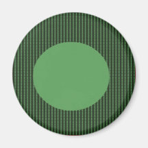 Grüner Punkt-ganzer Kreis Kühlschrankmagnet