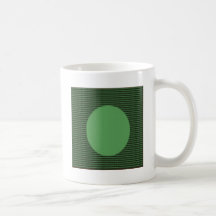 Grüner Punkt-ganzer Kreis Teetasse