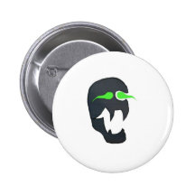 Grüner Schädel Buttons
