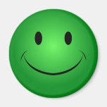 Grüner Smiley-Magnet Magnete