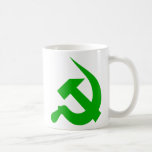 Grüner starker Neo-Hammer u. Sichel-Becher Kaffeetassen